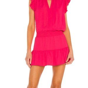 NWOT - AMANDA UPRICHARD - FUSCHIA - LELA ROMPER / SKORT / DRESS - SIZE LARGE